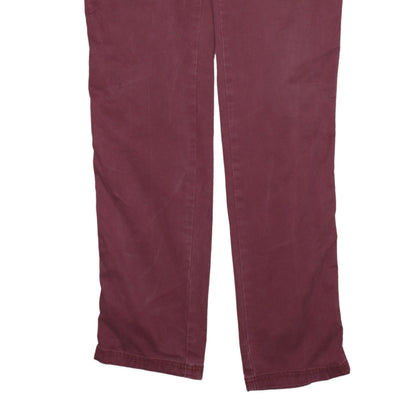 Mens UK Size M Tommy Hilfiger Regular Fit Chino Red Trousers
