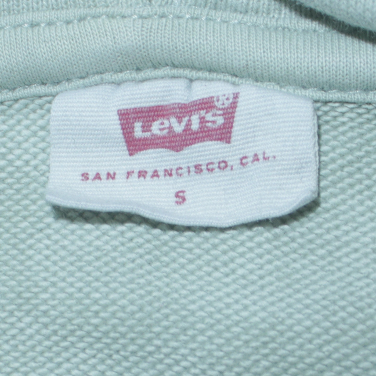 Mens UK Size S Levi's Beige Pullover Hoodie