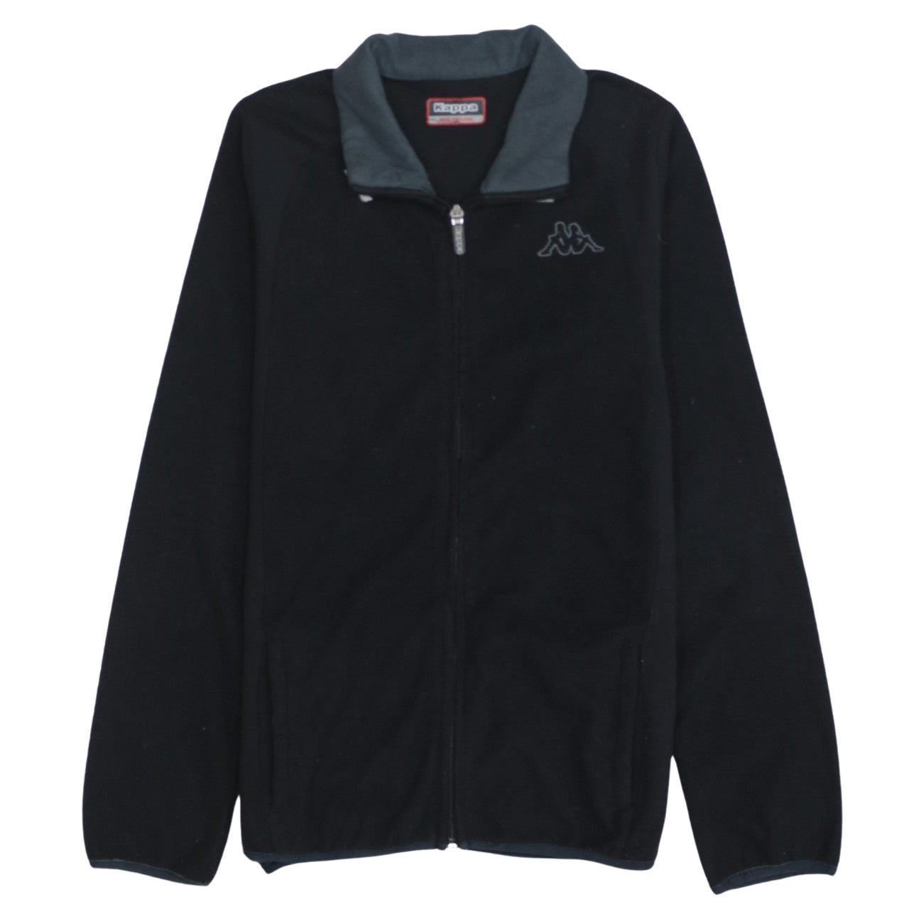 Womens UK Size M Kappa Black Basic Jacket