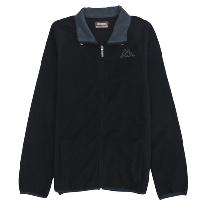 Womens UK Size M Kappa Black Basic Jacket
