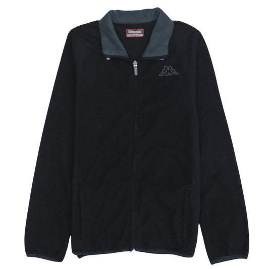 Womens UK Size M Kappa Black Basic Jacket