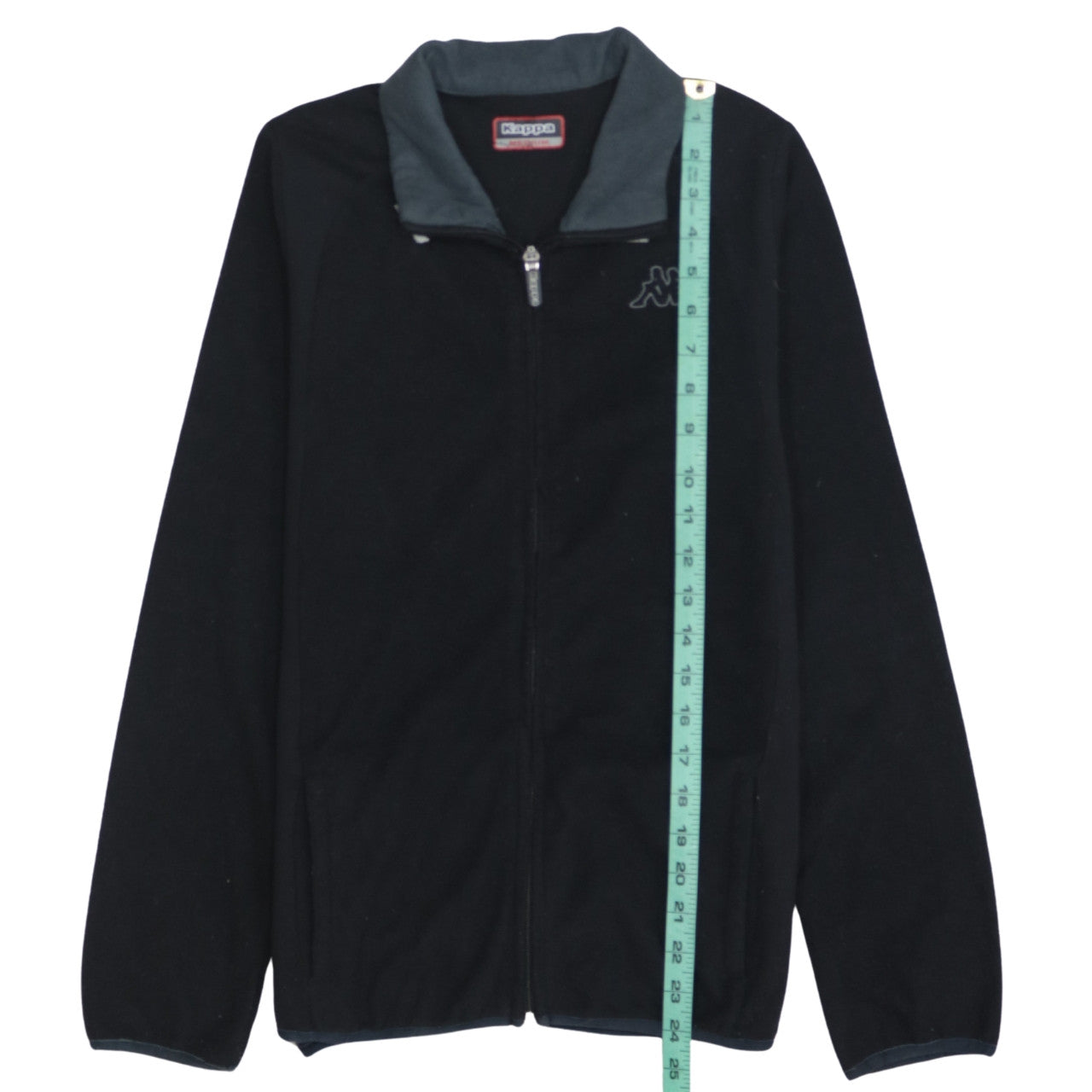 Womens UK Size M Kappa Black Basic Jacket