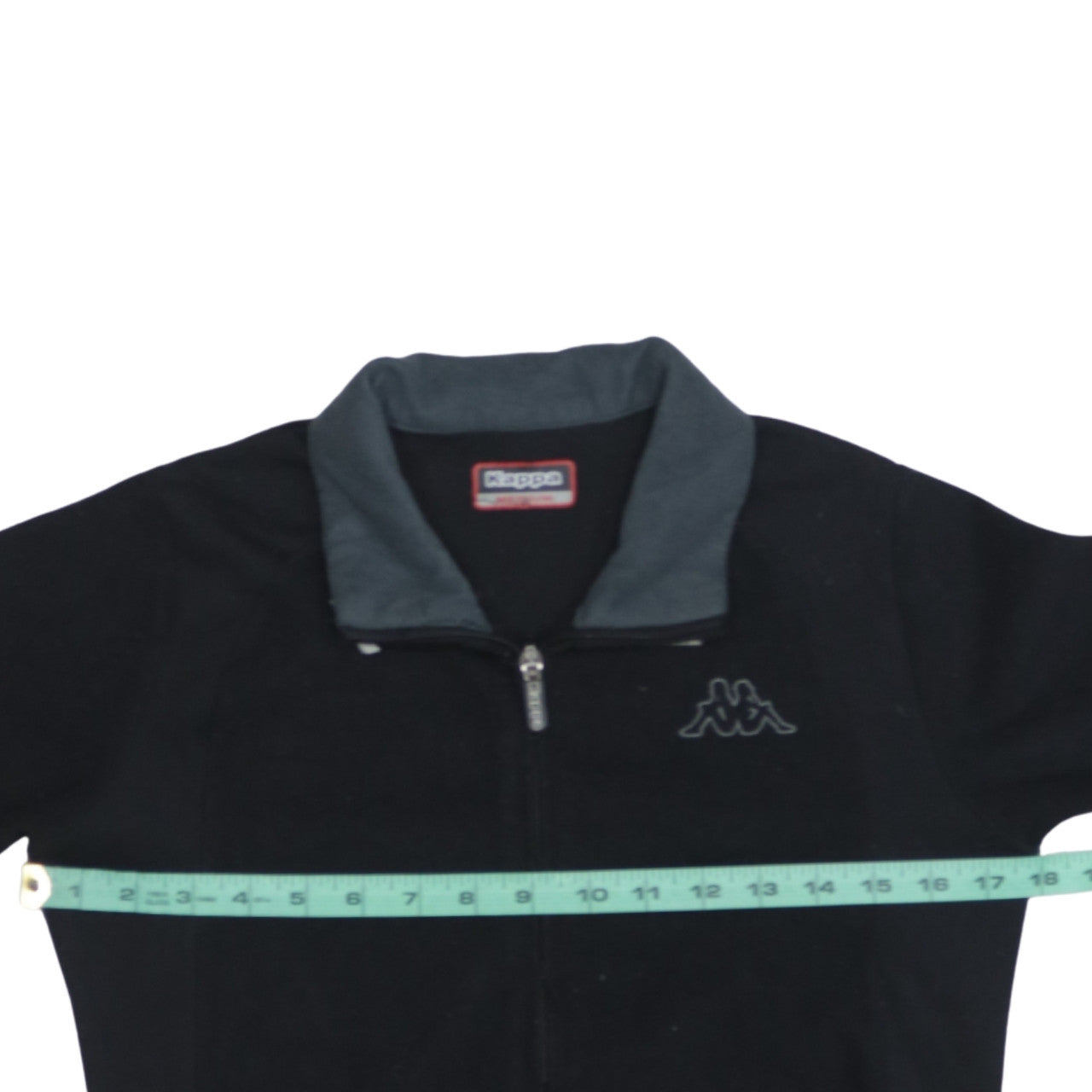 Womens UK Size M Kappa Black Basic Jacket