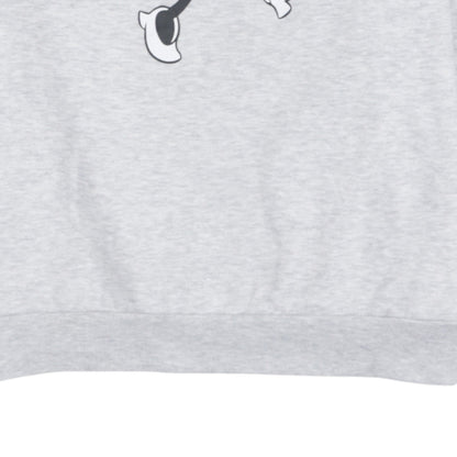 Disney Women’s Grey Minnie Mouse Pullover Sweatshirt Size L