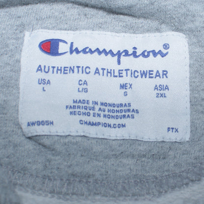 Mens UK Size L Champion White Pullover Hoodie