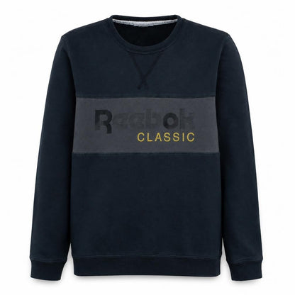 Mens UK Size M Reebok Black Pullover Sweatshirt