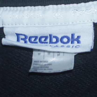 Mens UK Size M Reebok Black Pullover Sweatshirt