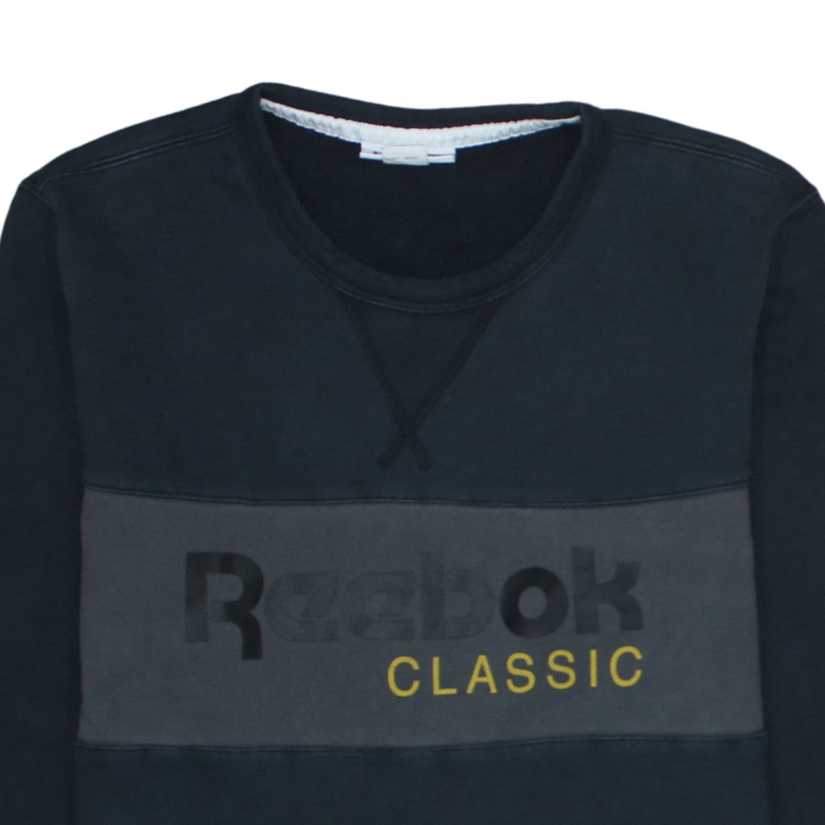 Mens UK Size M Reebok Black Pullover Sweatshirt