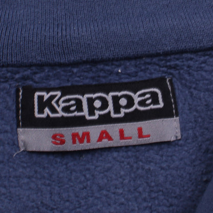 Mens UK Size S Kappa Blue Full Zip Sweatshirt