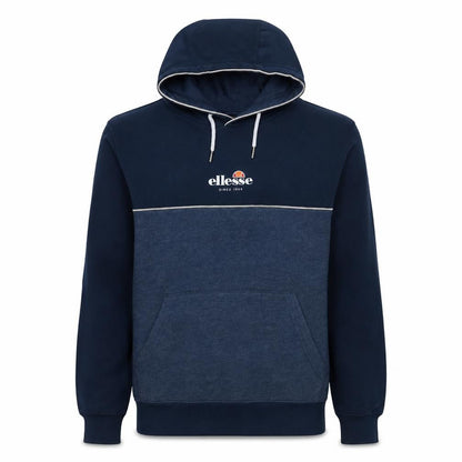 Ellesse Mens Blue Pullover Hoodie Medium Logo Sportswear