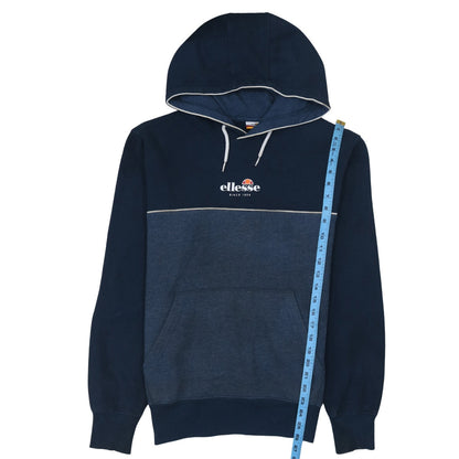 Ellesse Mens Blue Pullover Hoodie Medium Logo Sportswear