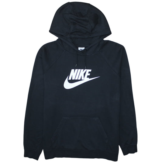 Womens UK Size XL Nike Black Pullover Hoodie
