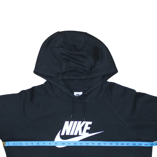 Womens UK Size XL Nike Black Pullover Hoodie