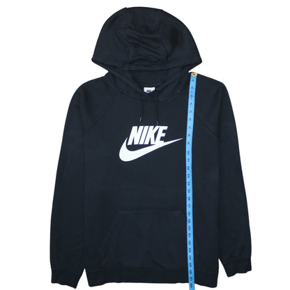 Womens UK Size XL Nike Black Pullover Hoodie
