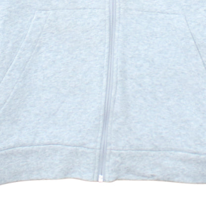Adidas Boys Grey Full Zip Hoodie 13-14 Years Lined Sportswear