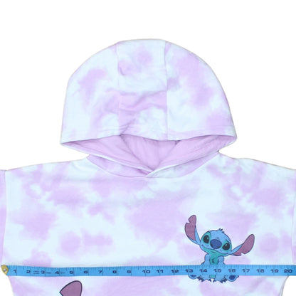 Disney Primark Girls Multicoloured Stitch Pullover Hoodie 12-13 Years
