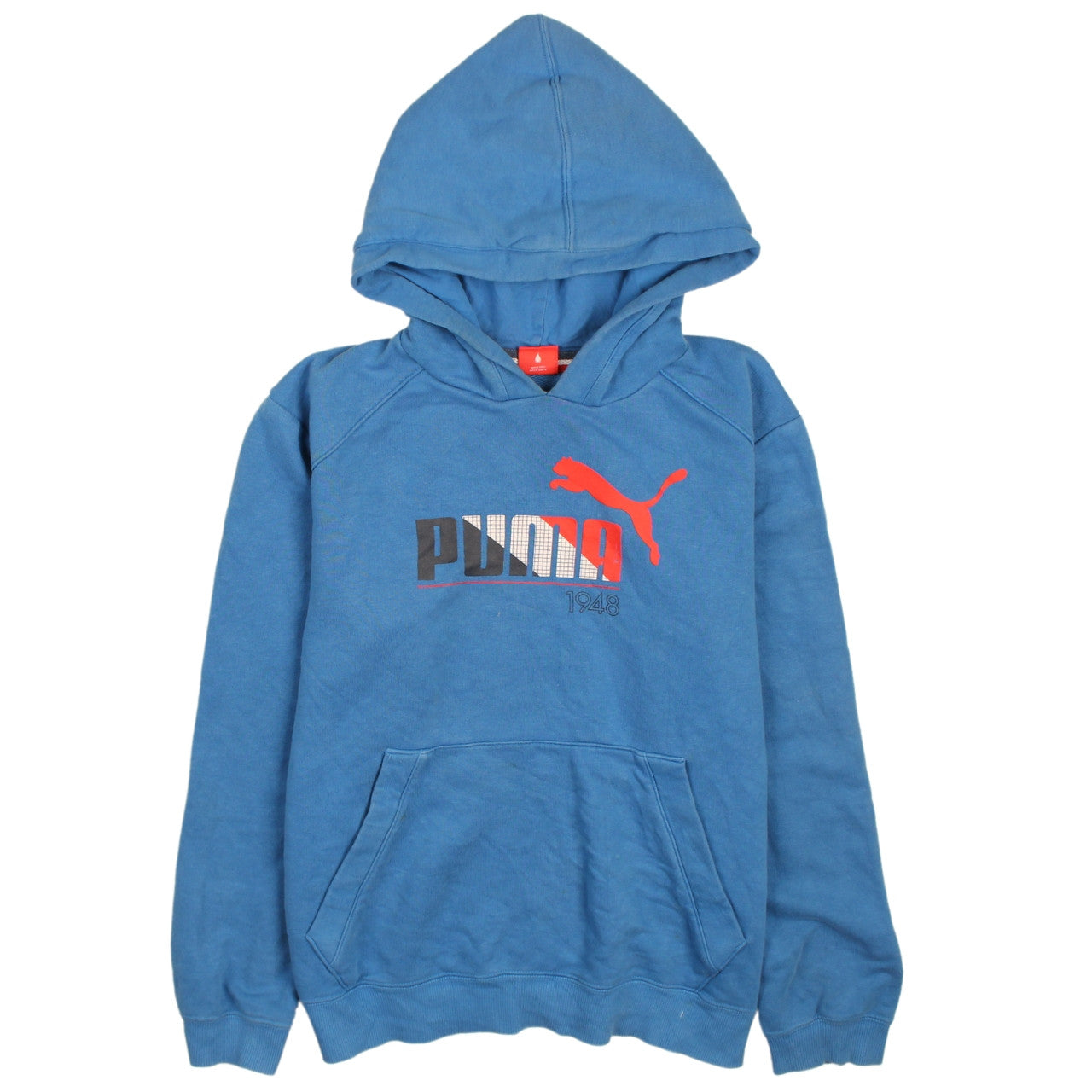 Boys UK Size 164 PUMA Blue Pullover Hoodie