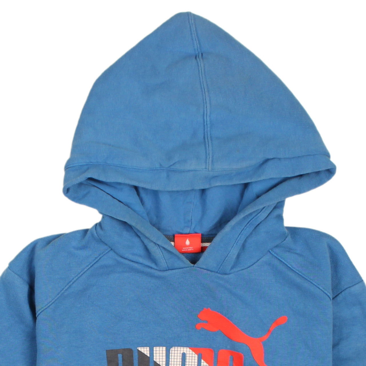 Boys UK Size 164 PUMA Blue Pullover Hoodie