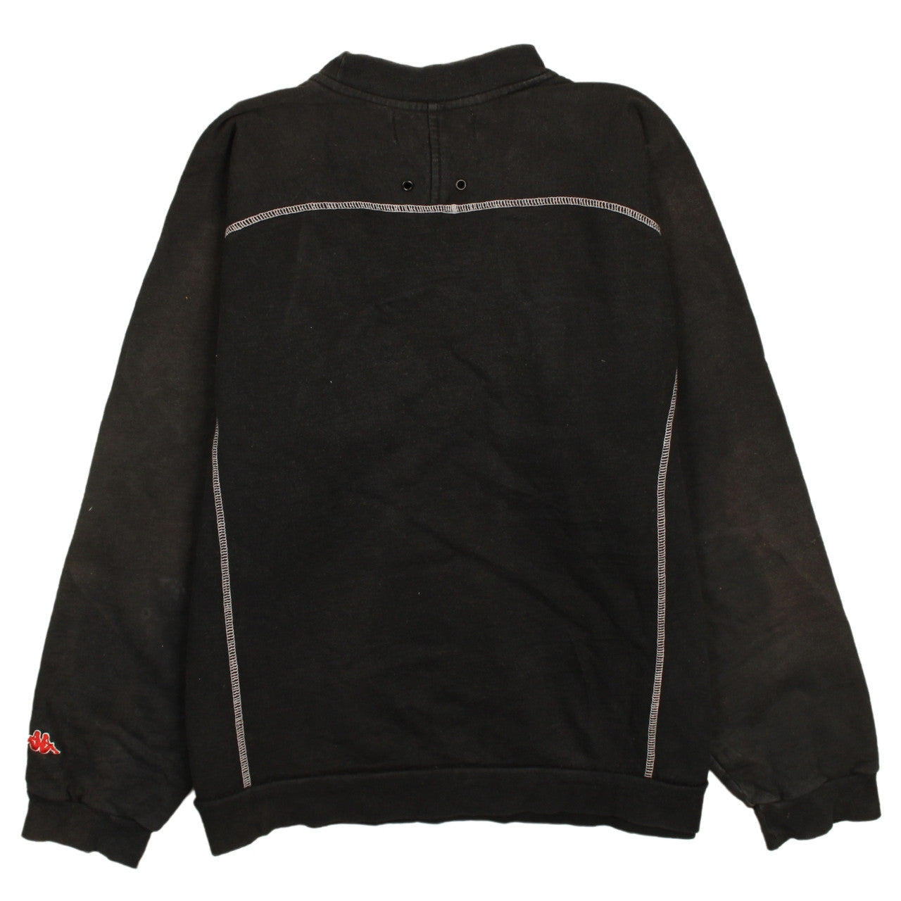 Mens UK Size XL Kappa Black Pullover Sweatshirt