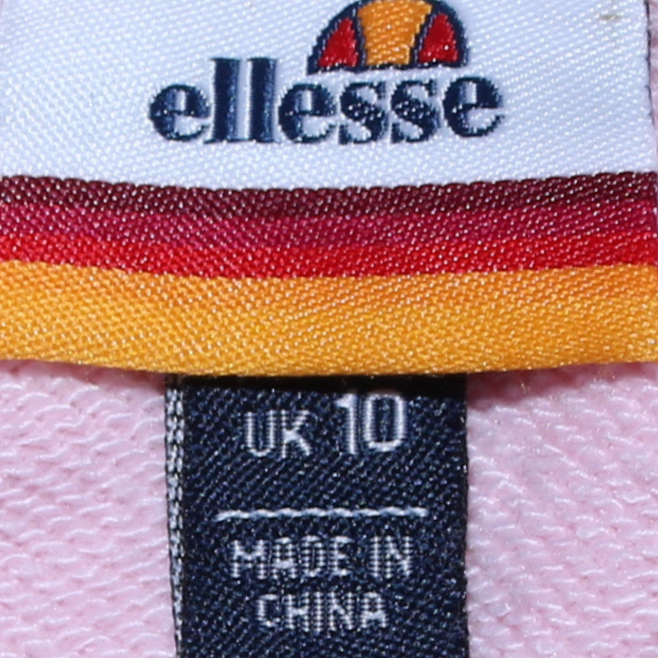 Womens UK Size 10 ellesse Pink Pullover Hoodie