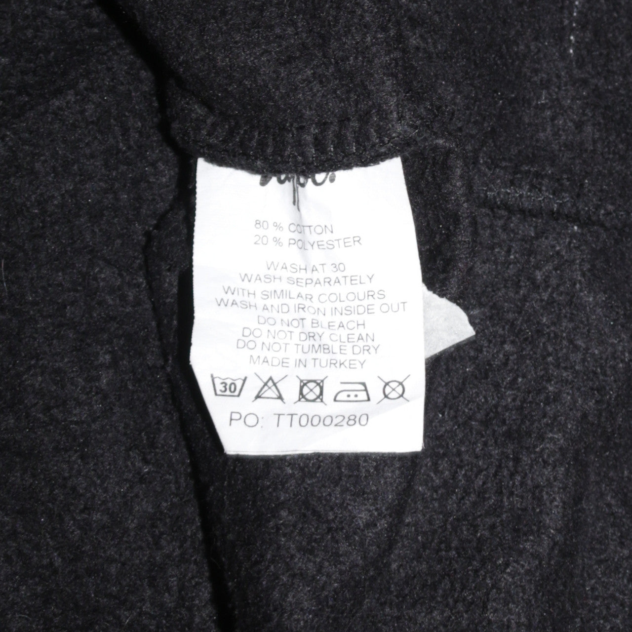 Boys UK Size 13 Years Hype Black Full Zip Hoodie