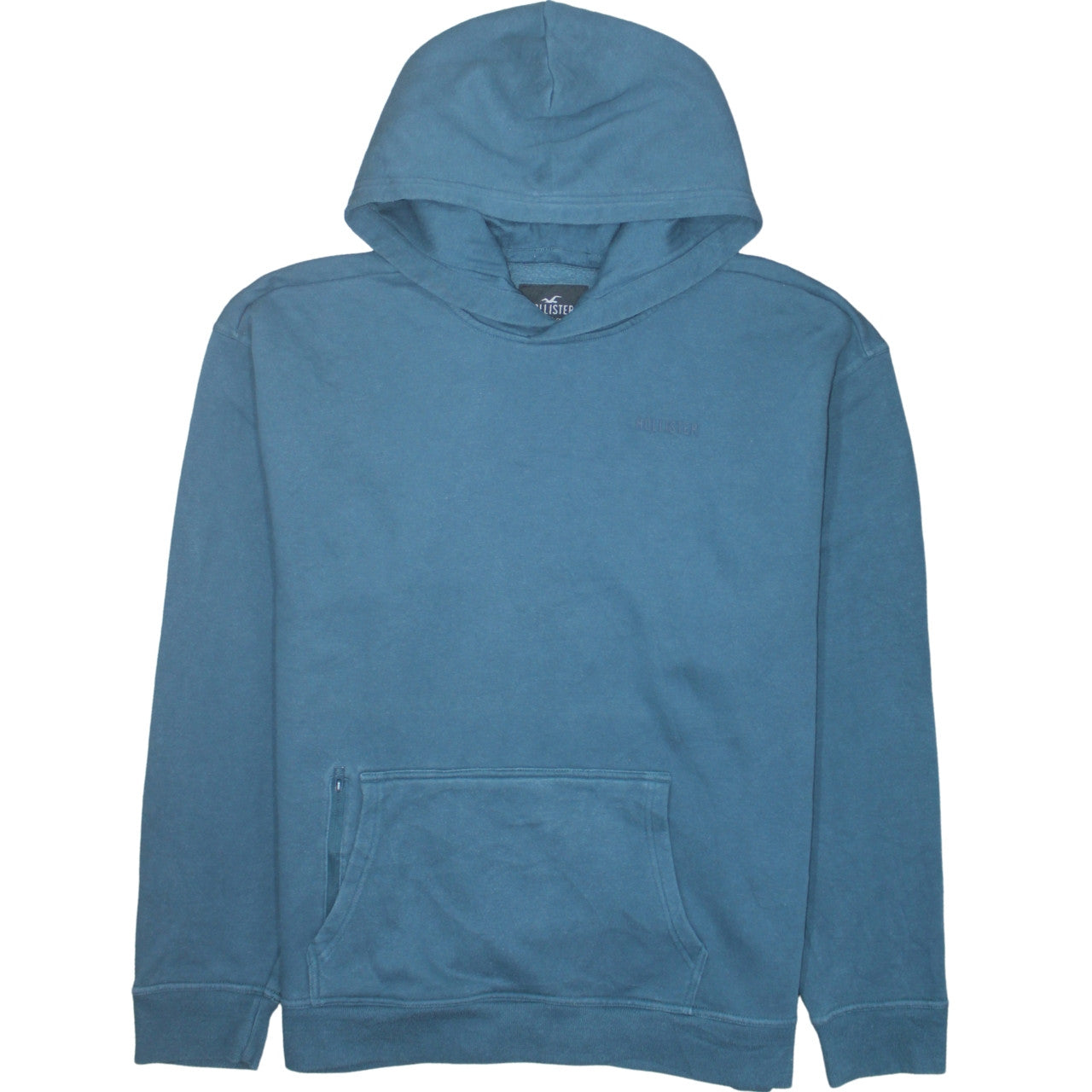 Mens UK Size XL Hollister Blue Pullover Hoodie