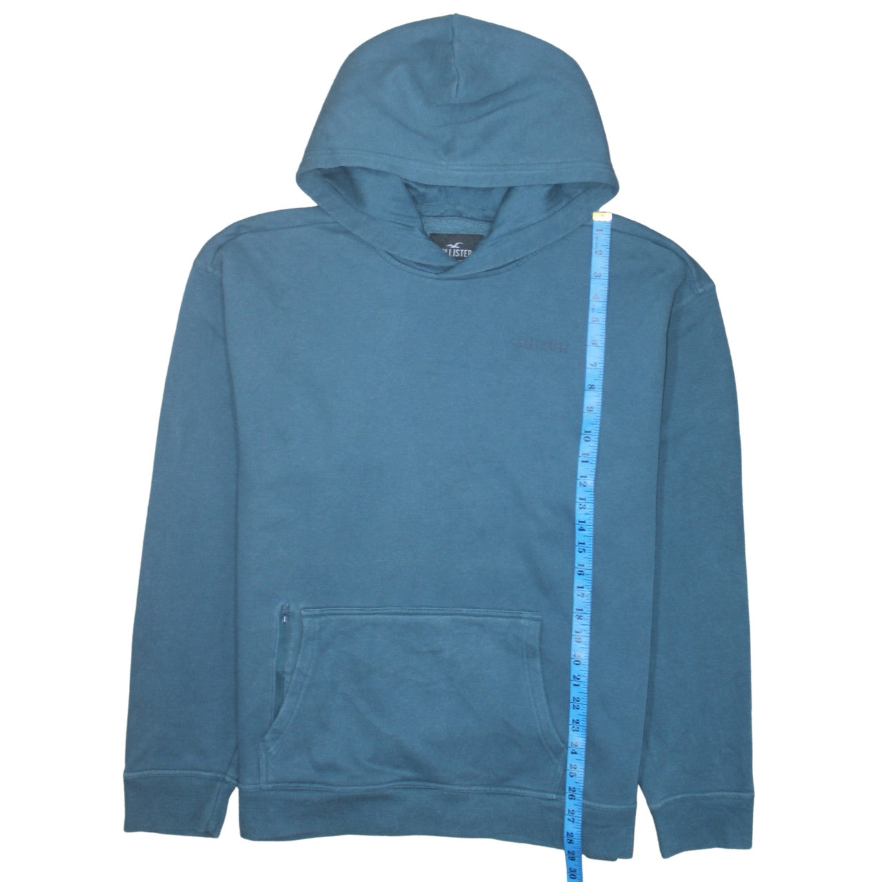 Mens UK Size XL Hollister Blue Pullover Hoodie