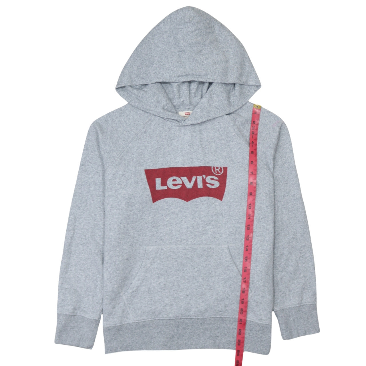 Mens UK Size XS Levi's Grey Pullover Hoodie