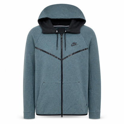 Mens UK Size S Nike Green Full Zip Hoodie