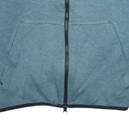 Mens UK Size S Nike Green Full Zip Hoodie