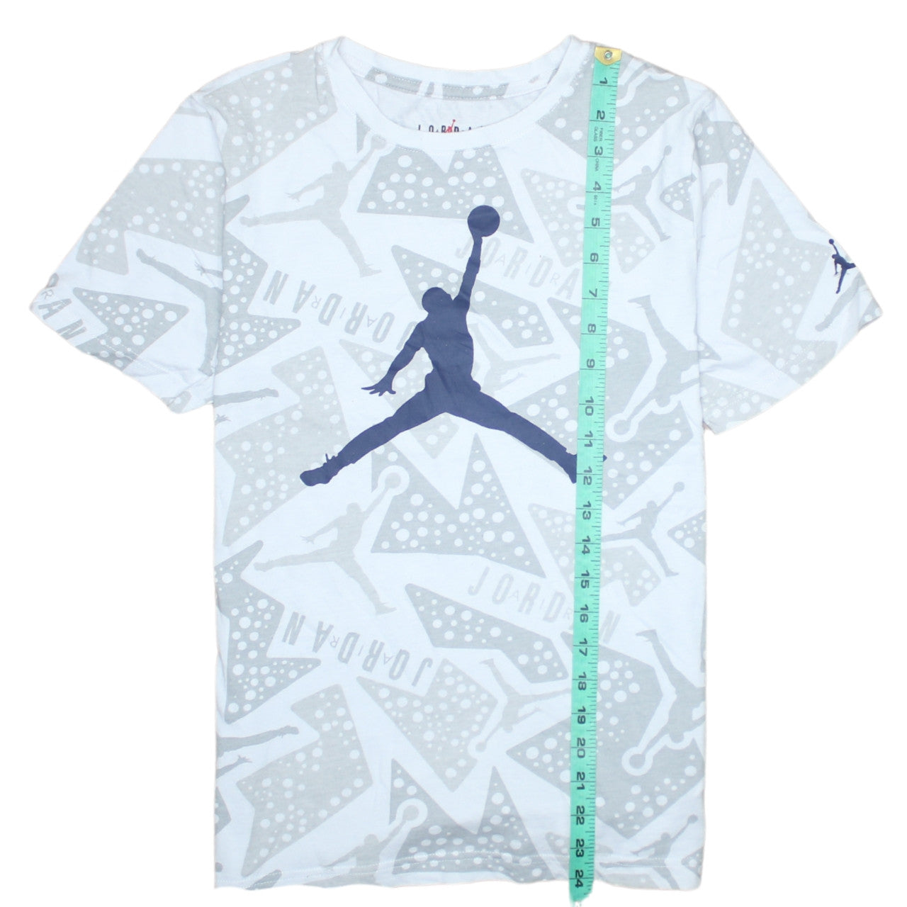 Boys UK Size 12-13 Years Jordan White Basic T-Shirt
