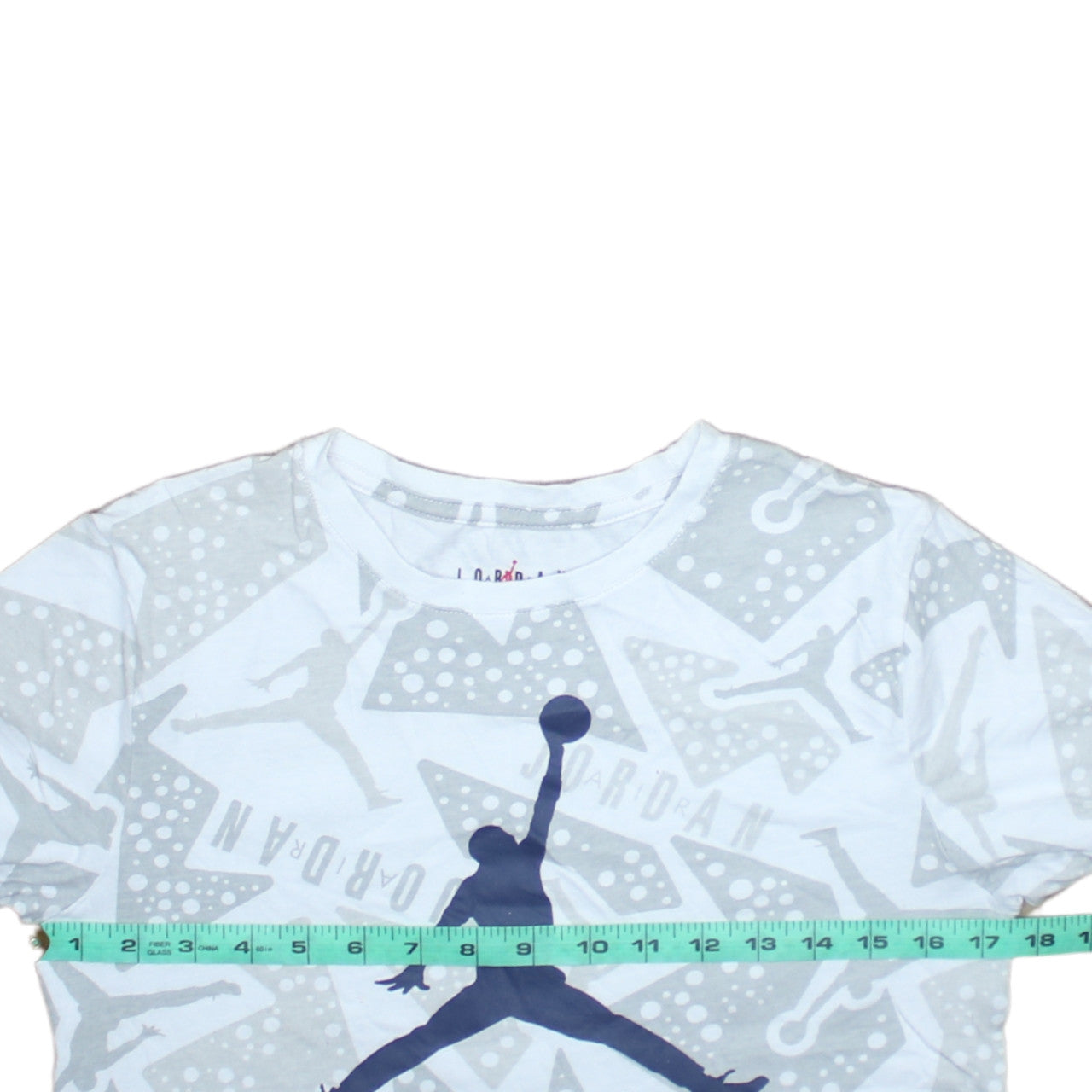 Boys UK Size 12-13 Years Jordan White Basic T-Shirt