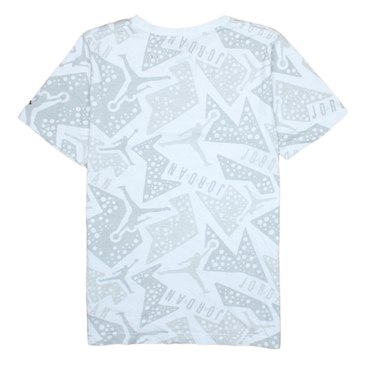 Boys UK Size 12-13 Years Jordan White Basic T-Shirt