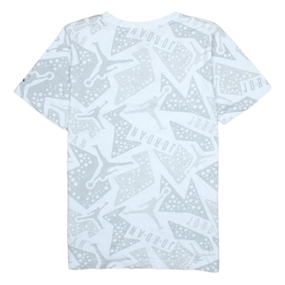 Boys UK Size 12-13 Years Jordan White Basic T-Shirt