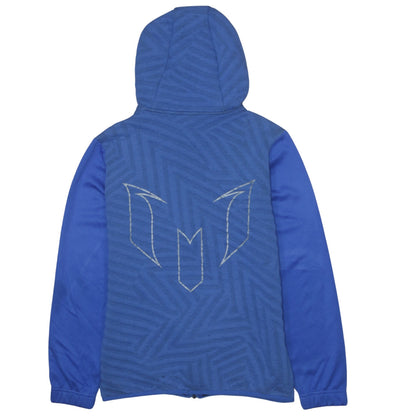 Boys UK Size 13-14 Years adidas Blue Full Zip Hoodie