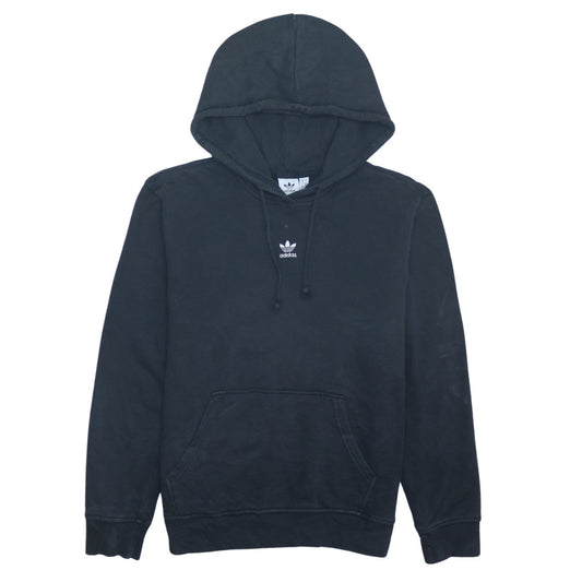 Womens UK Size 10 adidas Black Pullover Hoodie