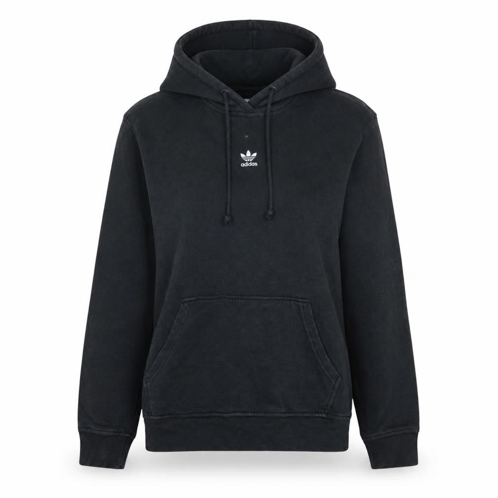Womens UK Size 10 adidas Black Pullover Hoodie