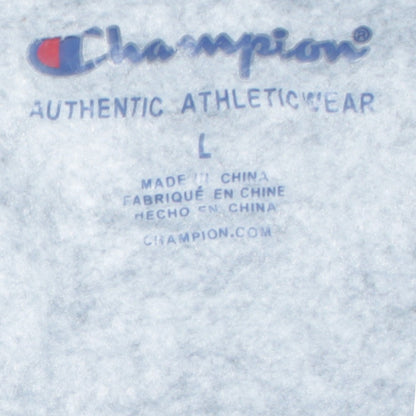 Champion Boys Grey Crew Neck Pullover Sweatshirt Size L
