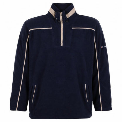 Champion Men's Blue 2XL Fleece 1/4 Zip Pullover Sweatshirt