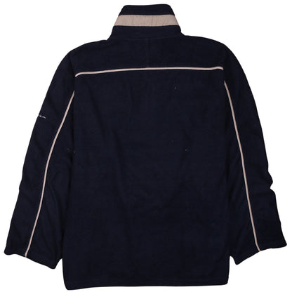 Champion Men's Blue 2XL Fleece 1/4 Zip Pullover Sweatshirt