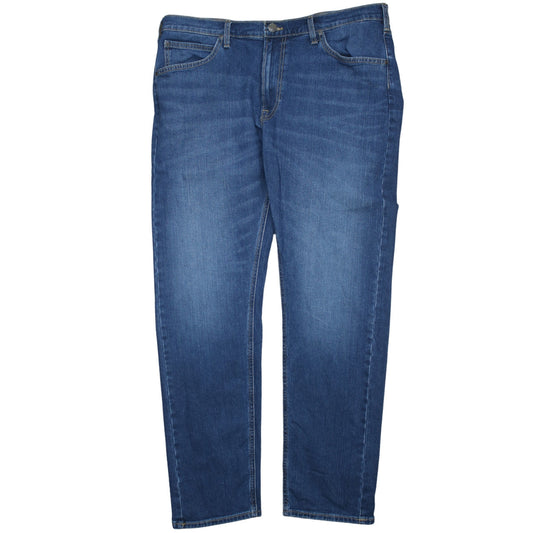 Lee Daren Zip Fly Men's Blue Straight Leg Jeans W38 L32