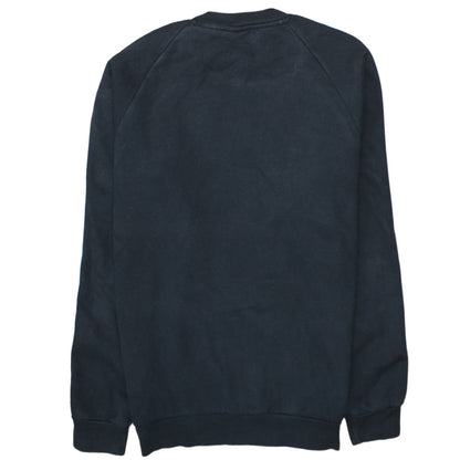 Adidas Mens Black XS Pullover Sweatshirt Crew Neck Logo Fleece
