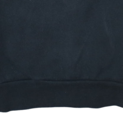 Adidas Mens Black XS Pullover Sweatshirt Crew Neck Logo Fleece