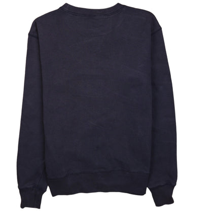 Tommy Hilfiger Men's Blue Logo Crew Neck Pullover Sweatshirt M