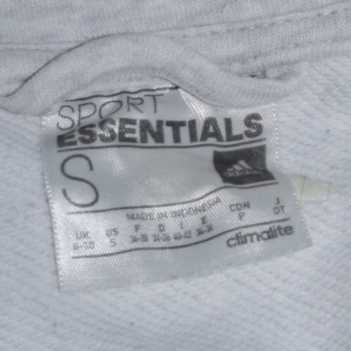 Adidas Womens Grey Full Zip Hoodie Small Climalite Essentials