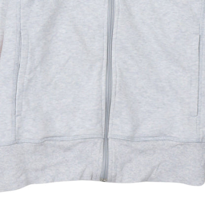 Adidas Womens Grey Full Zip Hoodie Small Climalite Essentials