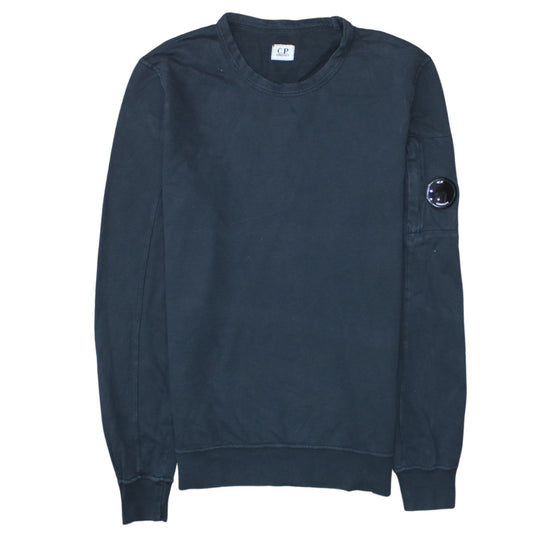C.P. Company Men's Black Long Sleeve Cotton T-Shirt Size S