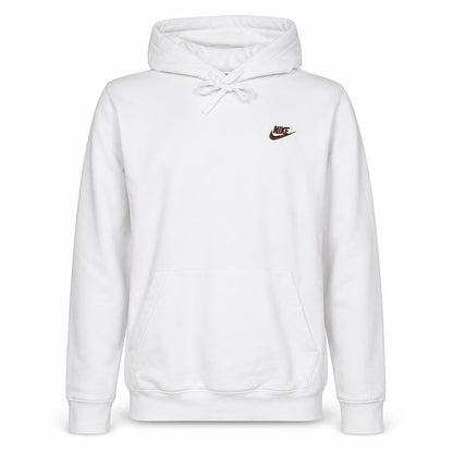 Nike Men's White Pullover Hoodie Small Regular Fit Sportswear