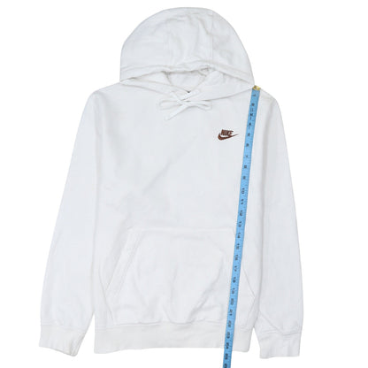 Nike Men's White Pullover Hoodie Small Regular Fit Sportswear