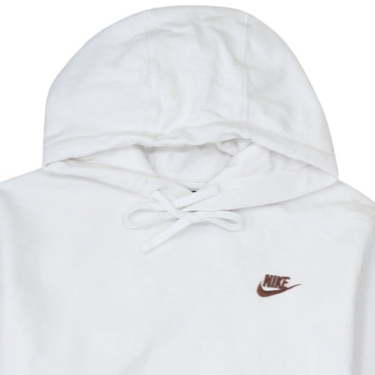 Nike Men's White Pullover Hoodie Small Regular Fit Sportswear